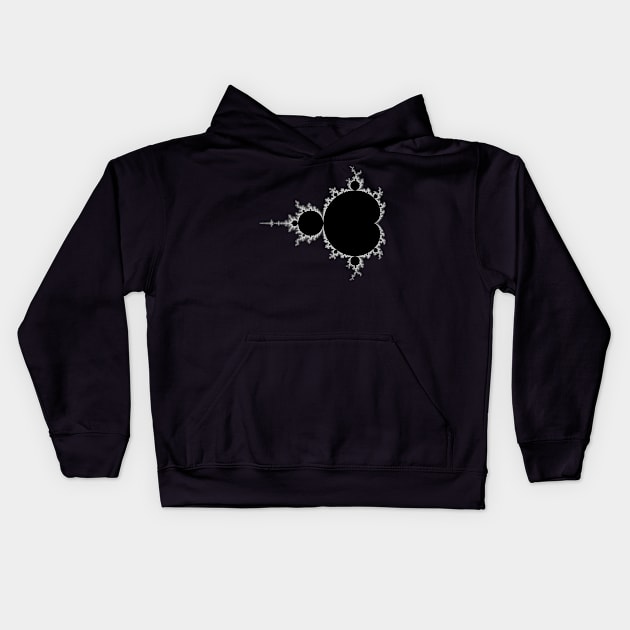 Simple Mandelbrot Kids Hoodie by Rupert Russell